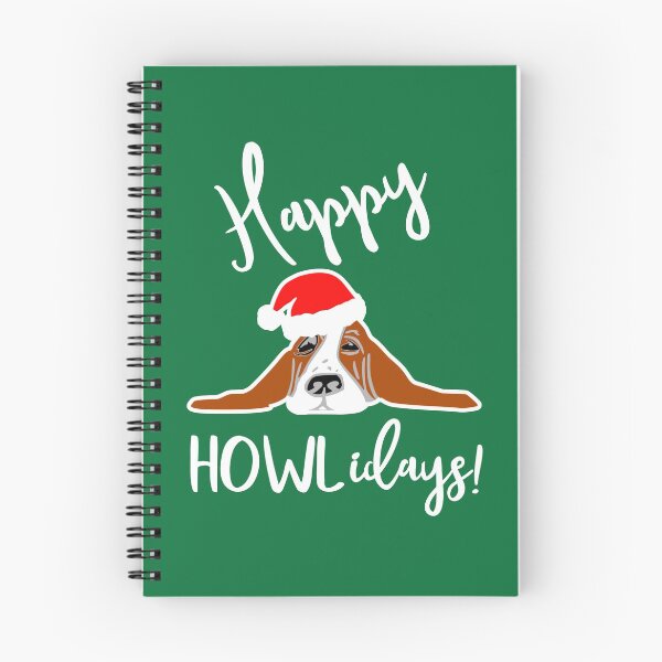Item preview, Happy HOWLidays! Basset Hound Christmas design designed and sold by FreckledBliss.
