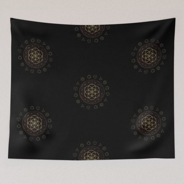 Item preview, Sacred Geometry Flower of Life Platonic designed and sold by Bluepress.