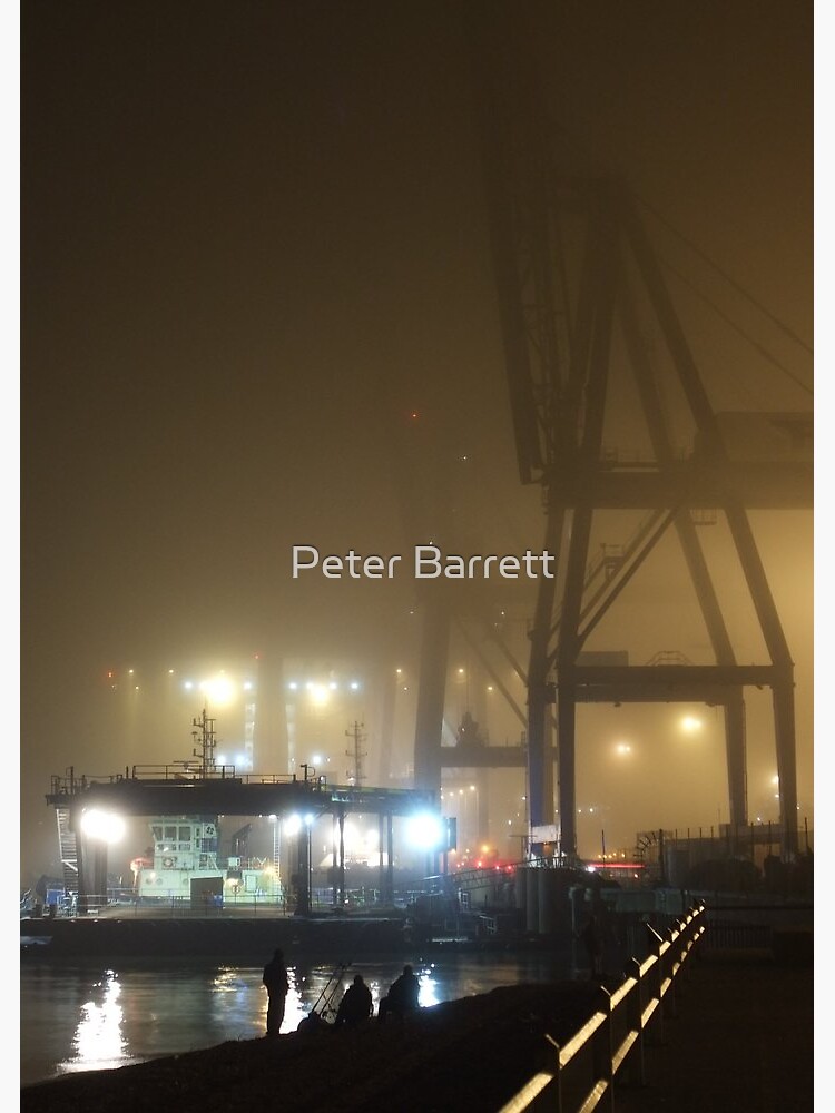 Felixstowe Docks at Night by hartrockets