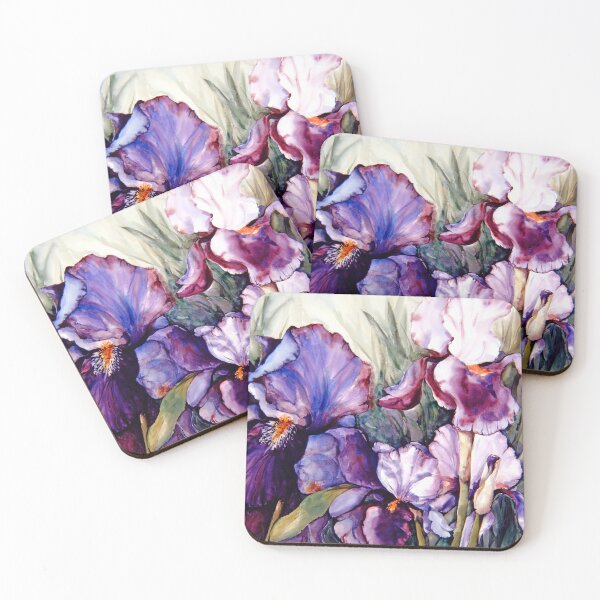 Item preview, Purple Iris Art Garden designed and sold by Teri Peterson.
