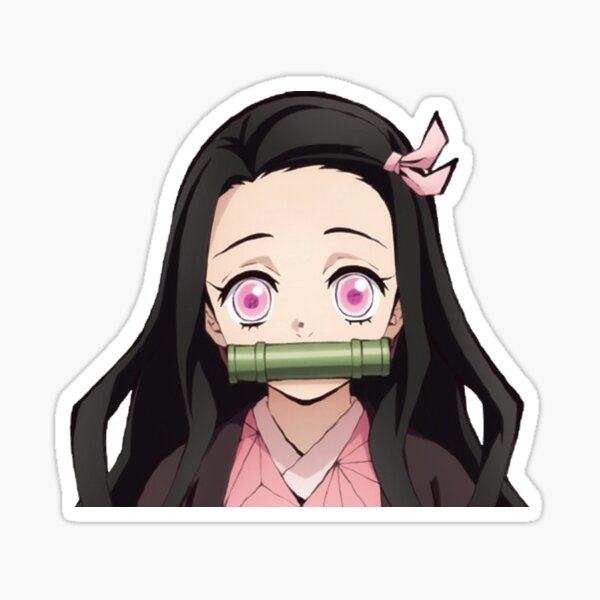 Nezuko Kamado Peek (Demon Slayer) Sticker