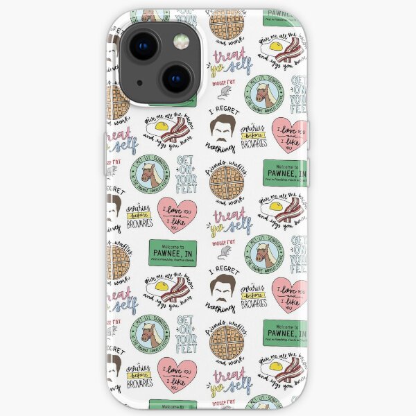 Parks and Recreation TV Show Art iPhone Soft Case