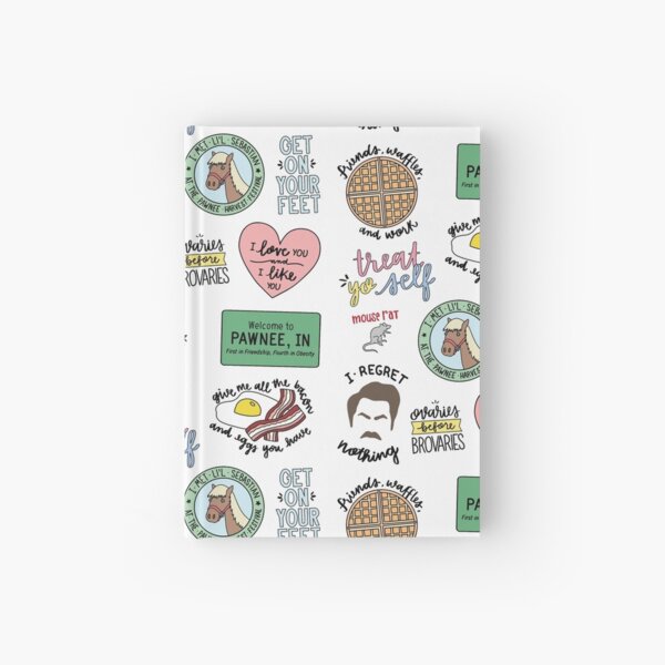 Parks and Recreation TV Show Art Hardcover Journal