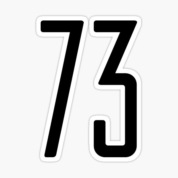 Number 73 Stickers | Redbubble