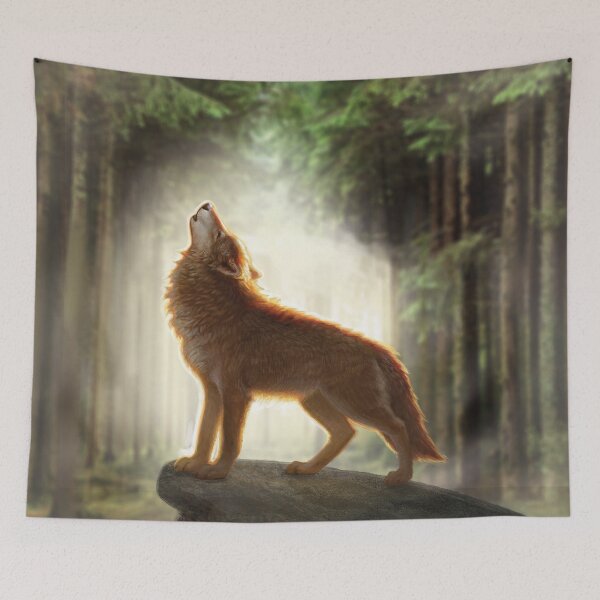 Item preview, Forest Wolf designed and sold by Katie Payne.