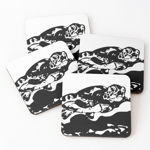 Item preview, Black and white sea turtle designed and sold by sarahpainter.