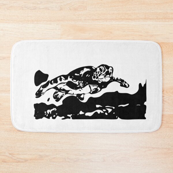 Item preview, Black and white sea turtle designed and sold by sarahpainter.