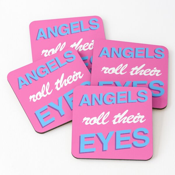 Item preview, angels roll their eyes poster designed and sold by itsmeg13.