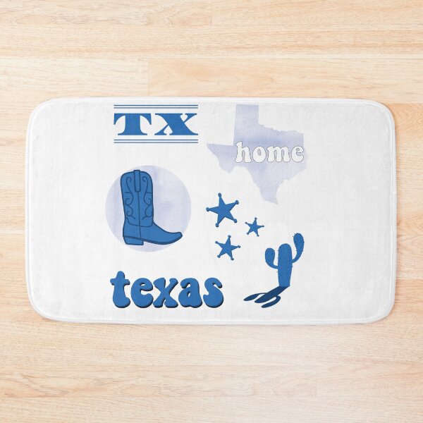 Item preview, Blue Watercolor Texas US State Sticker Pack designed and sold by The-Goods.