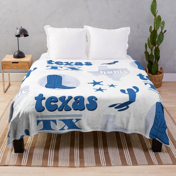 Item preview, Blue Watercolor Texas US State Sticker Pack designed and sold by The-Goods.