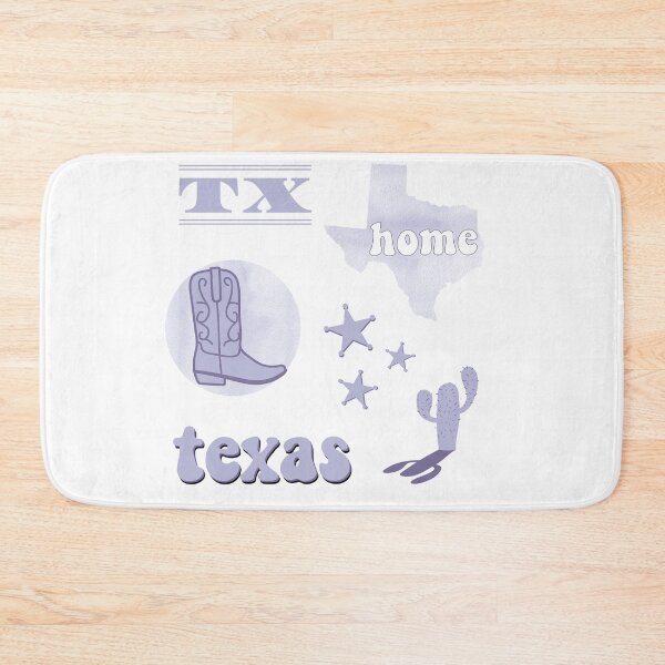 Item preview, Lilac Light Purple Watercolor Texas US State Sticker Pack designed and sold by The-Goods.