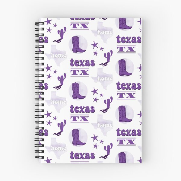 Item preview, Purple Watercolor Texas US State Sticker Pack designed and sold by The-Goods.