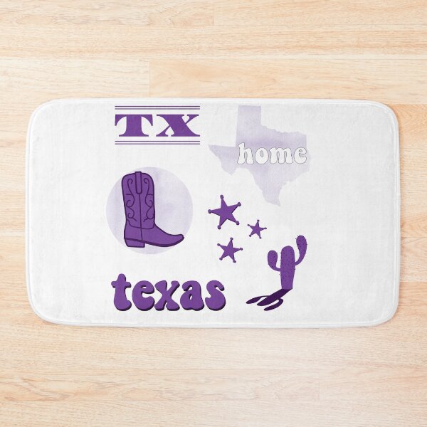 Item preview, Purple Watercolor Texas US State Sticker Pack designed and sold by The-Goods.