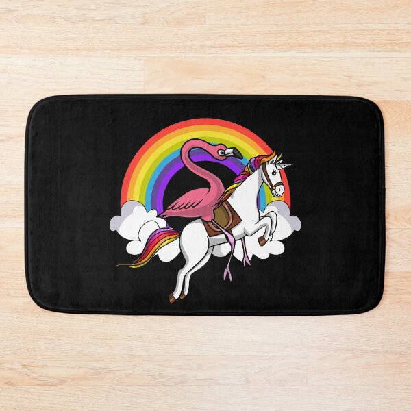 Item preview, Flamingo Bird Riding Unicorn designed and sold by underheaven.