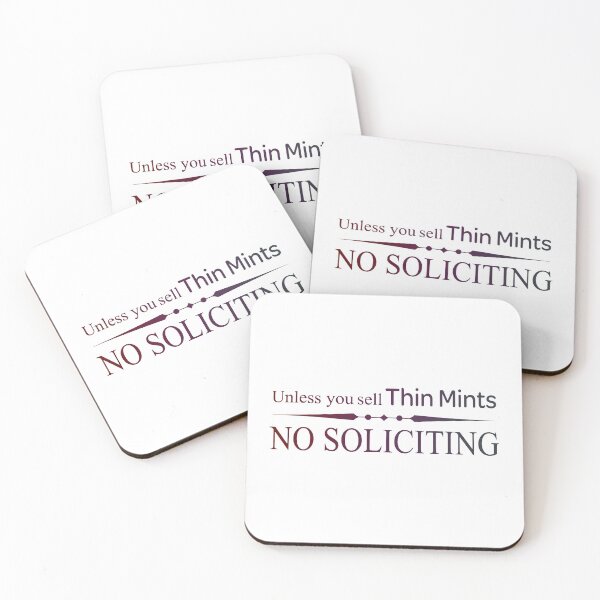 Item preview, Unless You Sell Thin Mints No Soliciting  designed and sold by FinallySnuff.