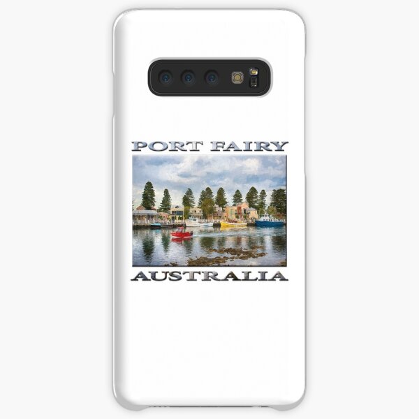 Port Fairy Rush Hour (digital painting - poster edition) Samsung Galaxy Snap Case