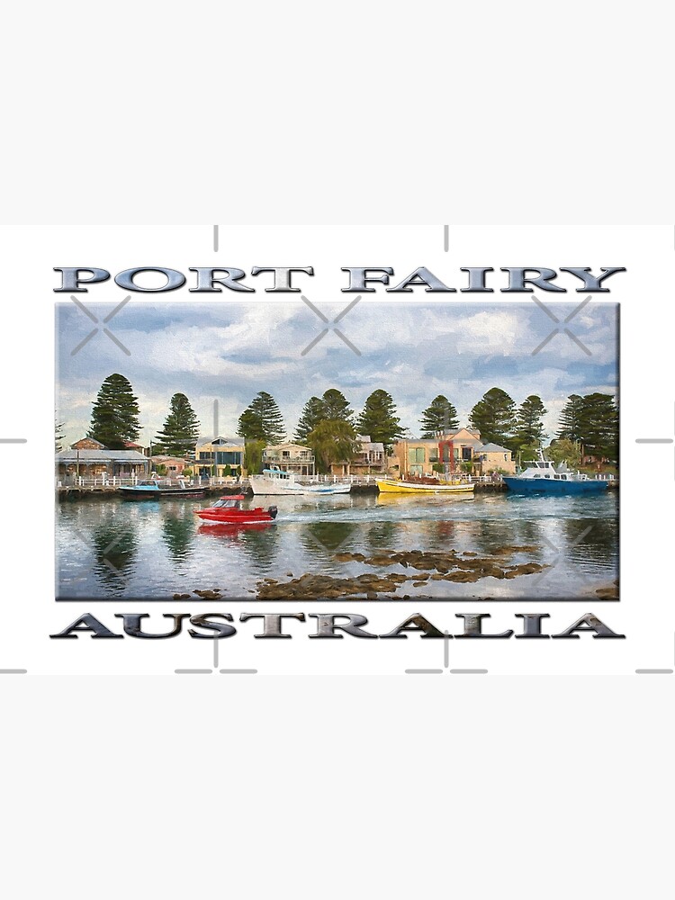 Port Fairy Rush Hour (digital painting - poster edition) by RayW
