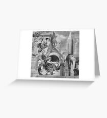 A Visit From the Kings & Queens. Greeting Card