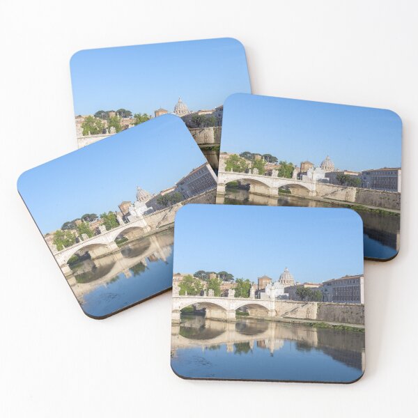 Item preview, Emanuele II bridge and St. Peter's Basilica - Rome, Italy designed and sold by Ulysse Pixel.