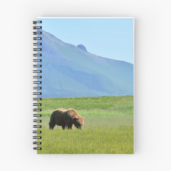 Artikelvorschau, Grizzlybär gegen die Berge entworfen und verkauft von Wavicles.