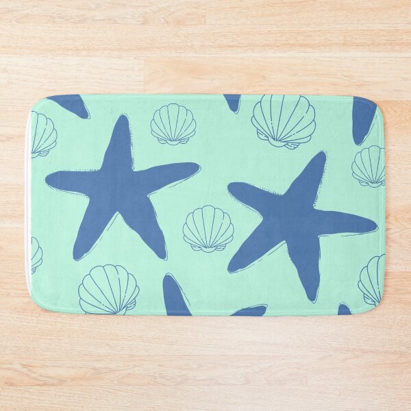 Item preview, Blue Starfish and Seashells designed and sold by gsproductsgs.