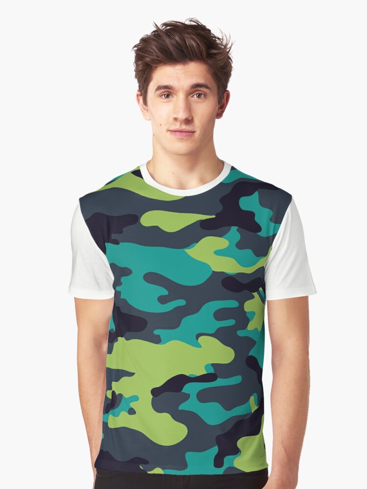 Lime green sale camo shirt