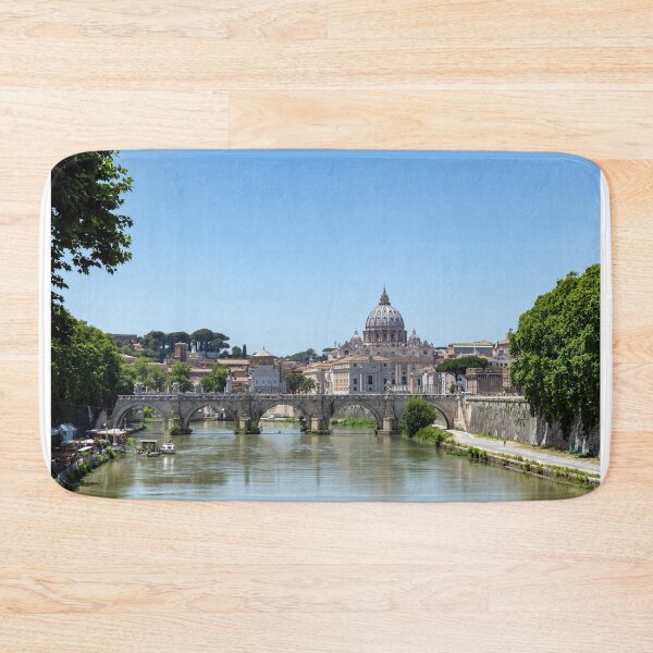 Item preview, Sant'angelo bridge and St. Peter's Basilica - Rome, Italy designed and sold by Ulysse Pixel.