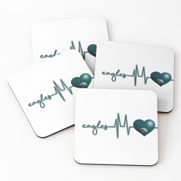 Aperçu de l'œuvre J'aime les EKG de battement de coeur d'Eagles créée et vendue par ChestnutAlley.