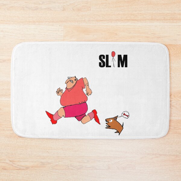 Item preview, How to be slim | fat man yoga funny illustration  designed and sold by KARTICK DUTTA.