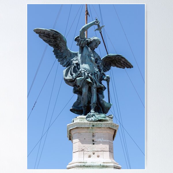 Item preview, St Michael statue on top of Castel Sant'Angelo in Rome designed and sold by Ulysse Pixel.