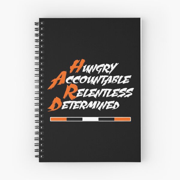 Item preview, Hungry Accountable Relentless Determined designed and sold by FinallySnuff.