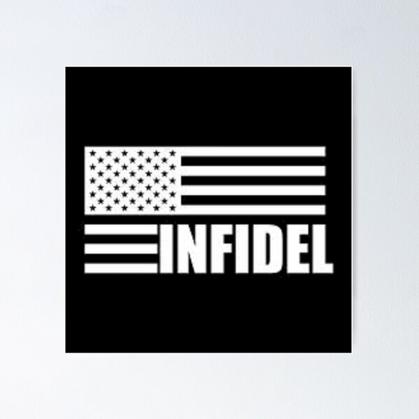 Item preview, American Infidel (Black) designed and sold by portalon.