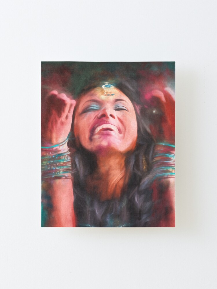 Alternate view of Dancer in Motion (digital painting) Mounted Print