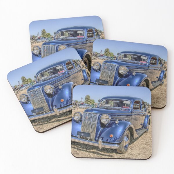 Ford V8 Pilot Coasters (Set of 4)
