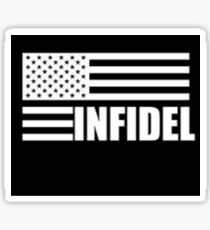 American Infidel (Black) Sticker
