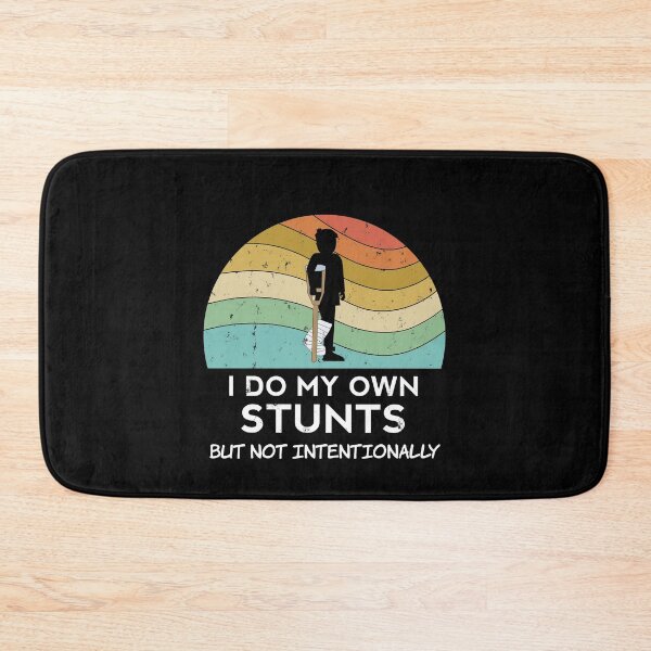 Item preview, Broken Leg Shirt I Do My Own Stunts Injury Get Well Soon Arm designed and sold by Shirt-Surf.