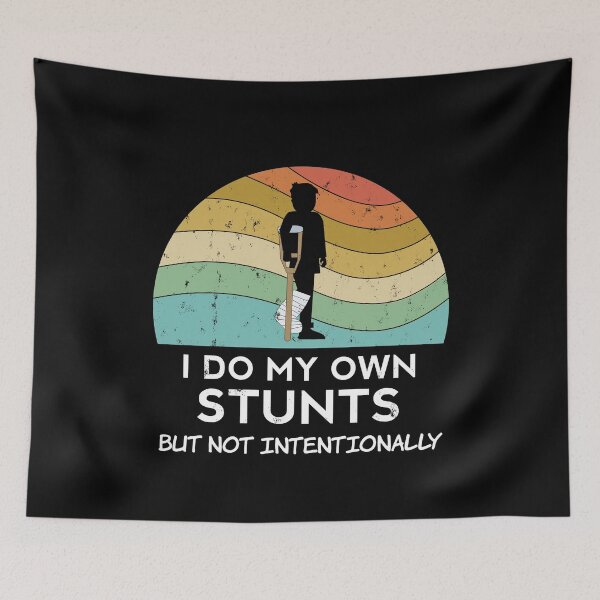 Item preview, Broken Leg Shirt I Do My Own Stunts Injury Get Well Soon Arm designed and sold by Shirt-Surf.