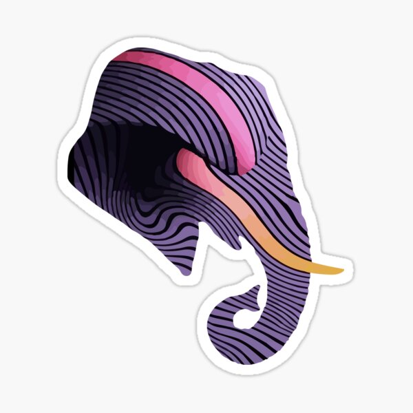 Tame Impala Currents Elephant Sticker