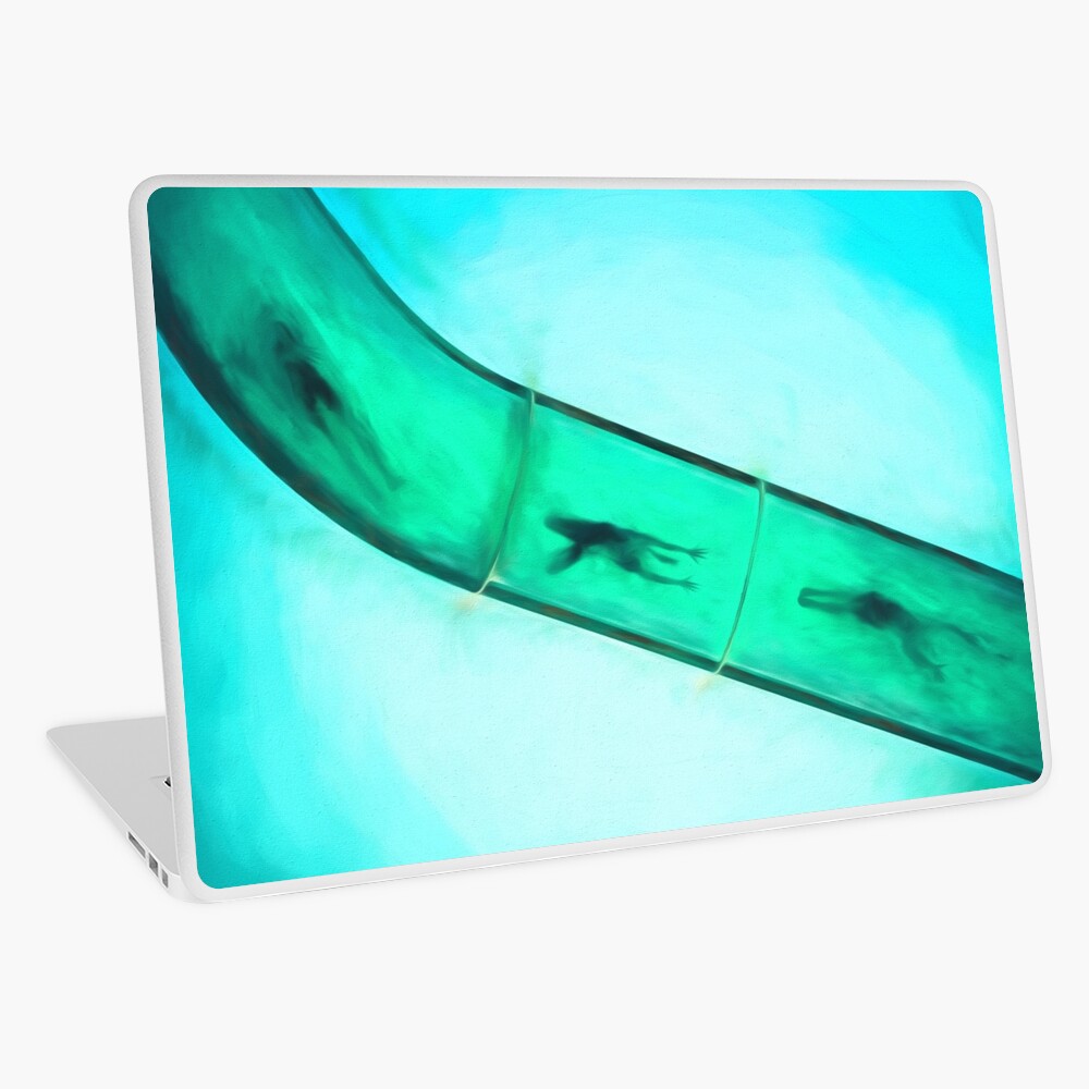 Sliding Into Summer (digital painting) Laptop Skin