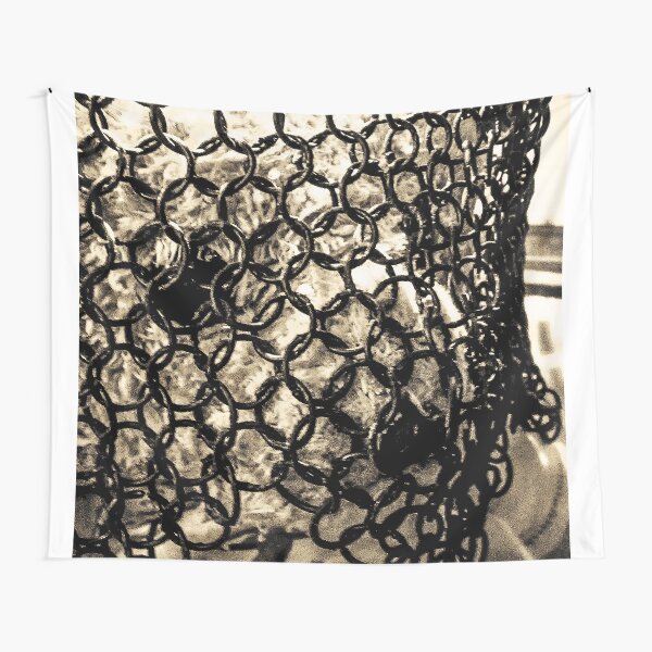 Chain Mail Bear Tapestry