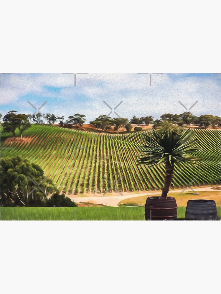 Southern Vineyard (digital painting) by RayW