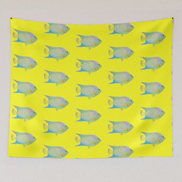 Item preview, Bright Tropical Fish painting designed and sold by MatsonArtDesign.