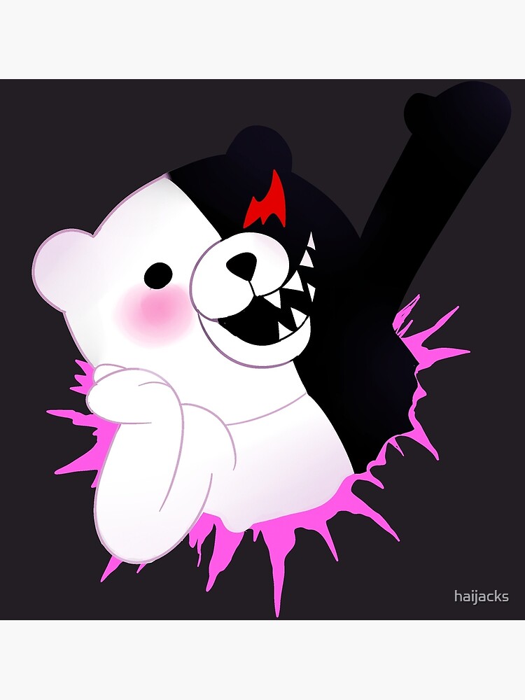 Monokuma Art Print By Haijacks Redbubble