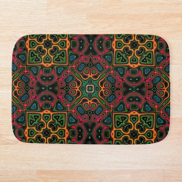 Item preview, Azul oscuro Naranja Rosa Rojo Verde Hip Orient Bali Art designed and sold by LC Graphic Design Studio.