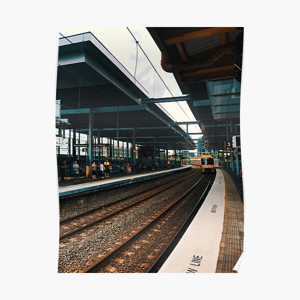 Train Station At Parramatta Poster