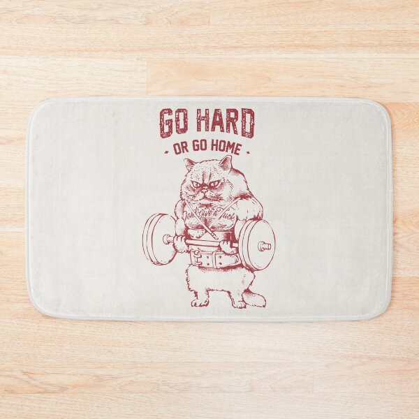 Item preview, Go Hard or Go home Cat designed and sold by Huebucket.