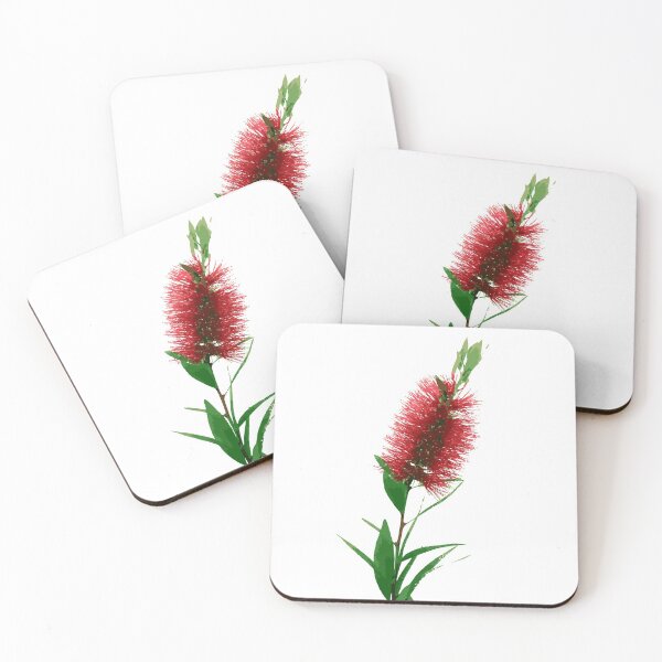 Item preview, Bottlebrush Australian Native Flower - Red designed and sold by Annalee Beer.