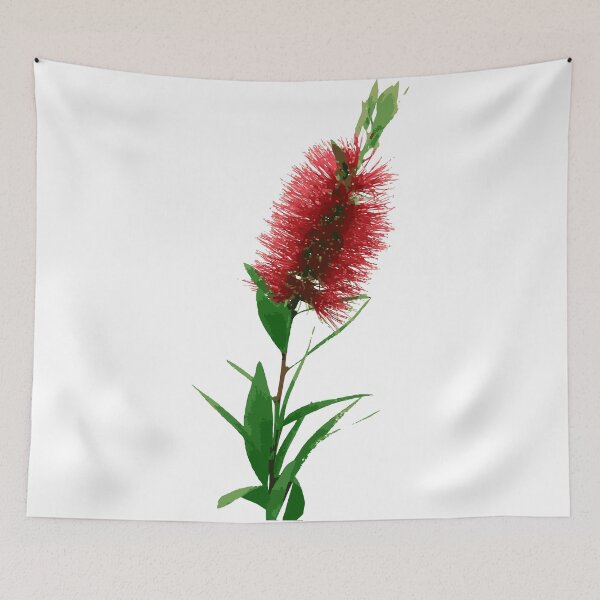 Item preview, Bottlebrush Australian Native Flower - Red designed and sold by Annalee Beer.