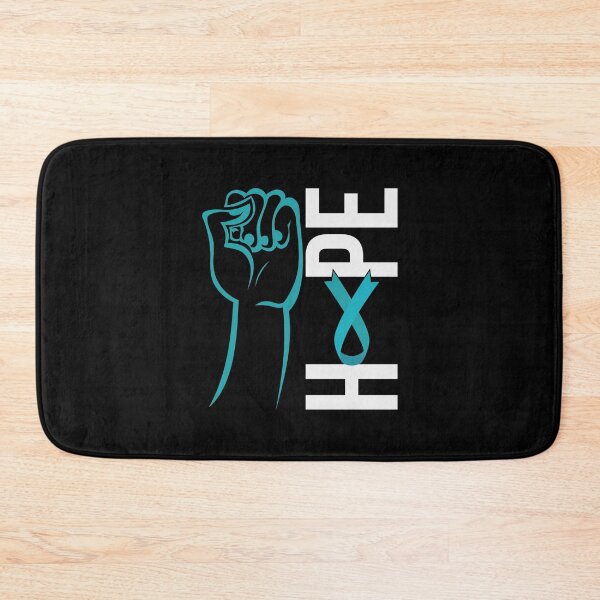 Item preview, Ovarian Cancer Awareness Support Suvivor Hope Teal designed and sold by Pubi.