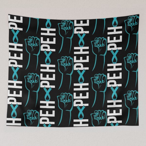 Item preview, Ovarian Cancer Awareness Support Suvivor Hope Teal designed and sold by Pubi.